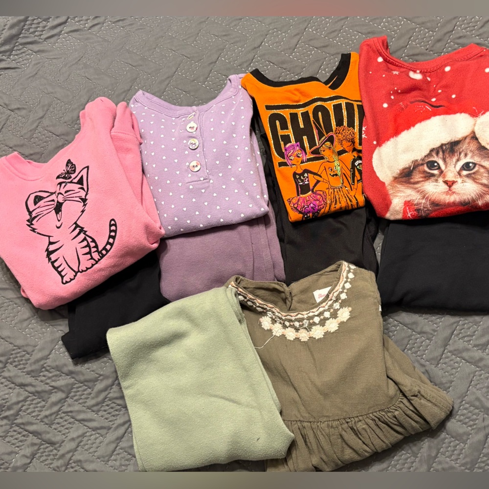14 PC TODDER BUNDLE (5 OUTFITS)..SZ- 3-4